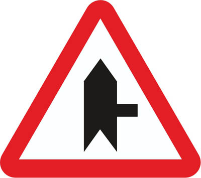 P-1a Intersection with priority over road to the right