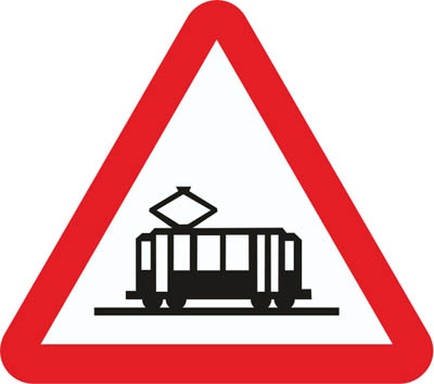 P-6 Tram crossing