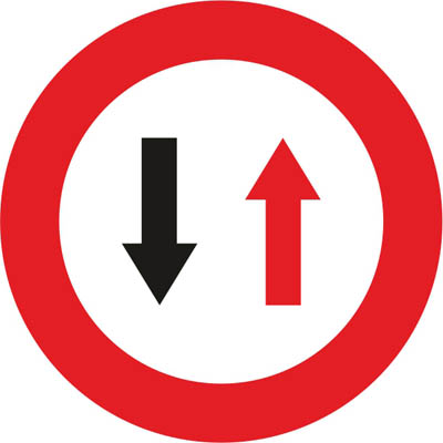 R-5 Priority to oncoming traffic