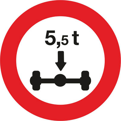 R-202 Axle load limitation