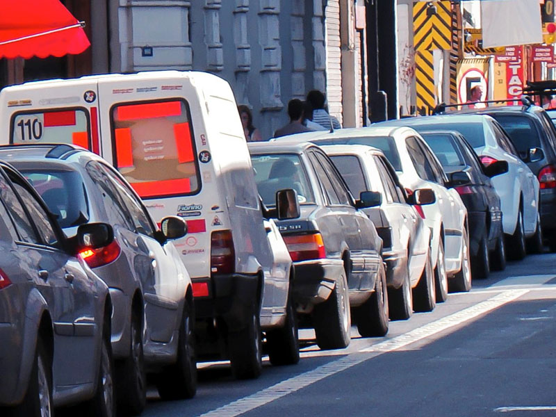 In town, if traffic is not disrupted, it is permissible to...